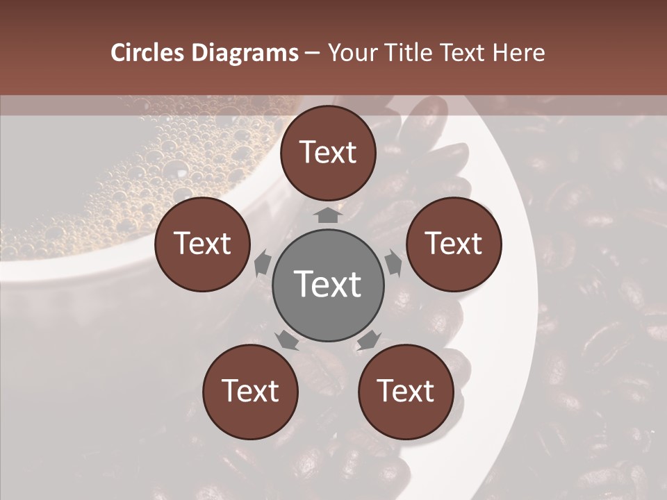 Coffee Dark Refreshment PowerPoint Template