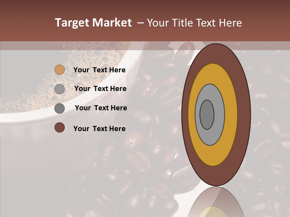 Coffee Dark Refreshment PowerPoint Template