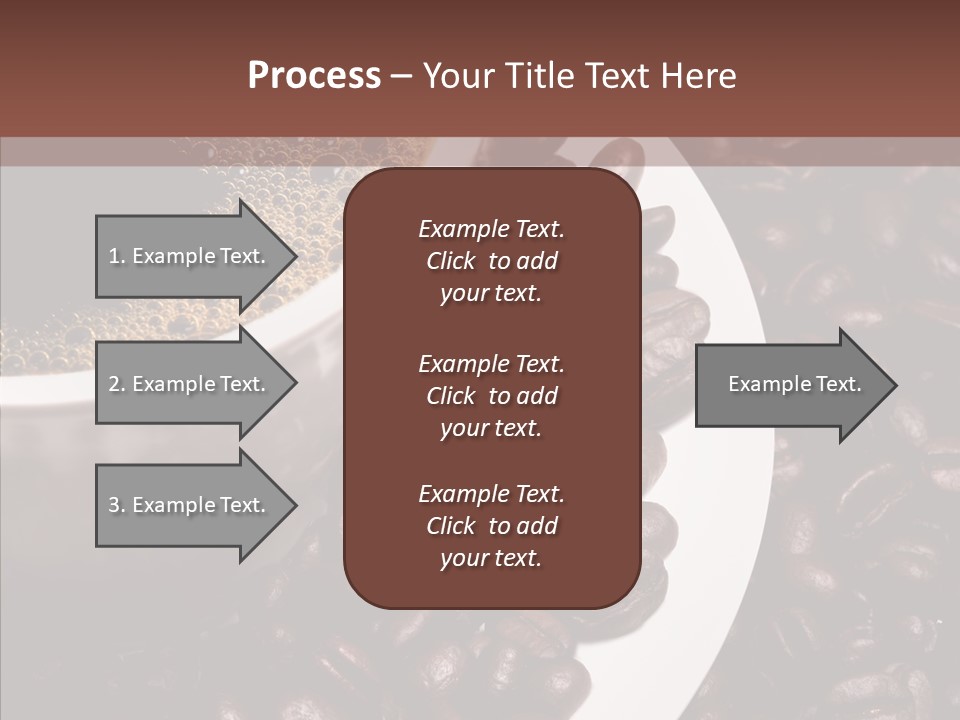 Coffee Dark Refreshment PowerPoint Template