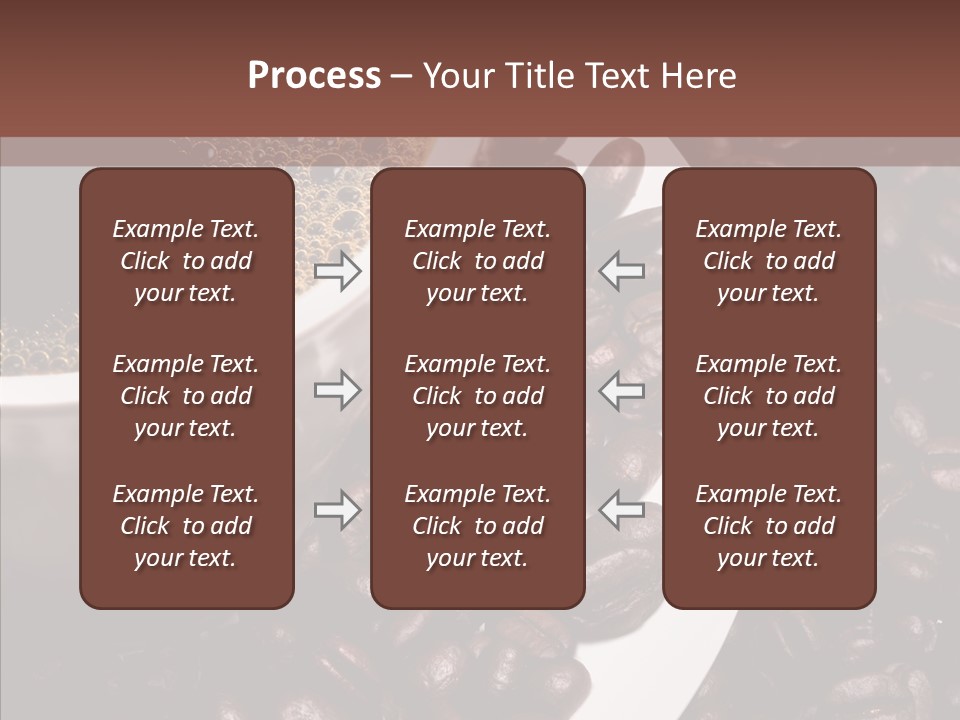 Coffee Dark Refreshment PowerPoint Template