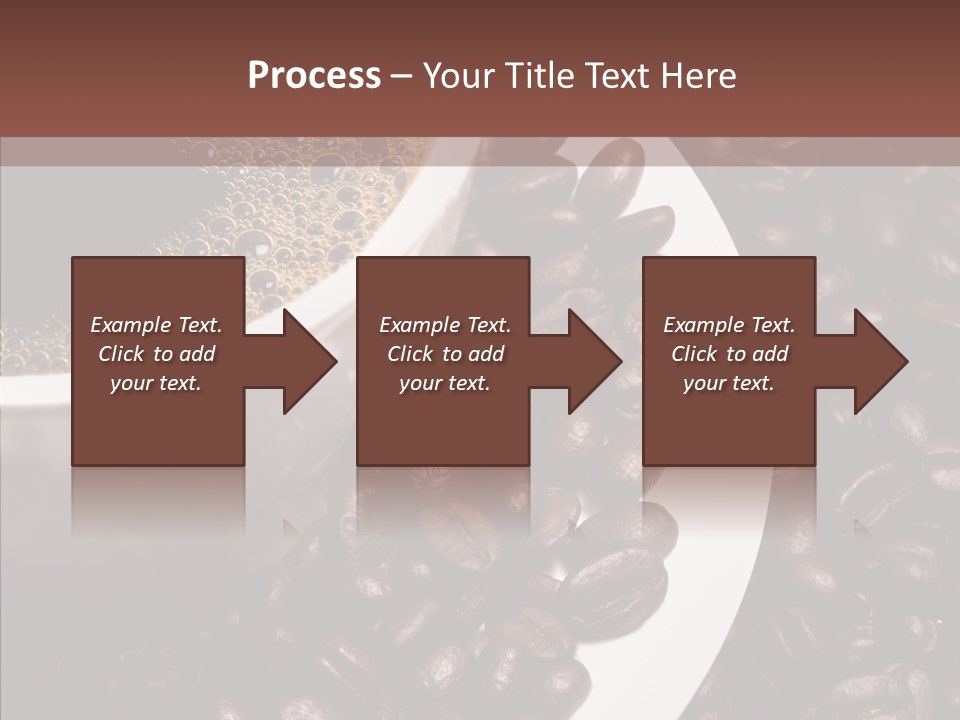 Coffee Dark Refreshment PowerPoint Template