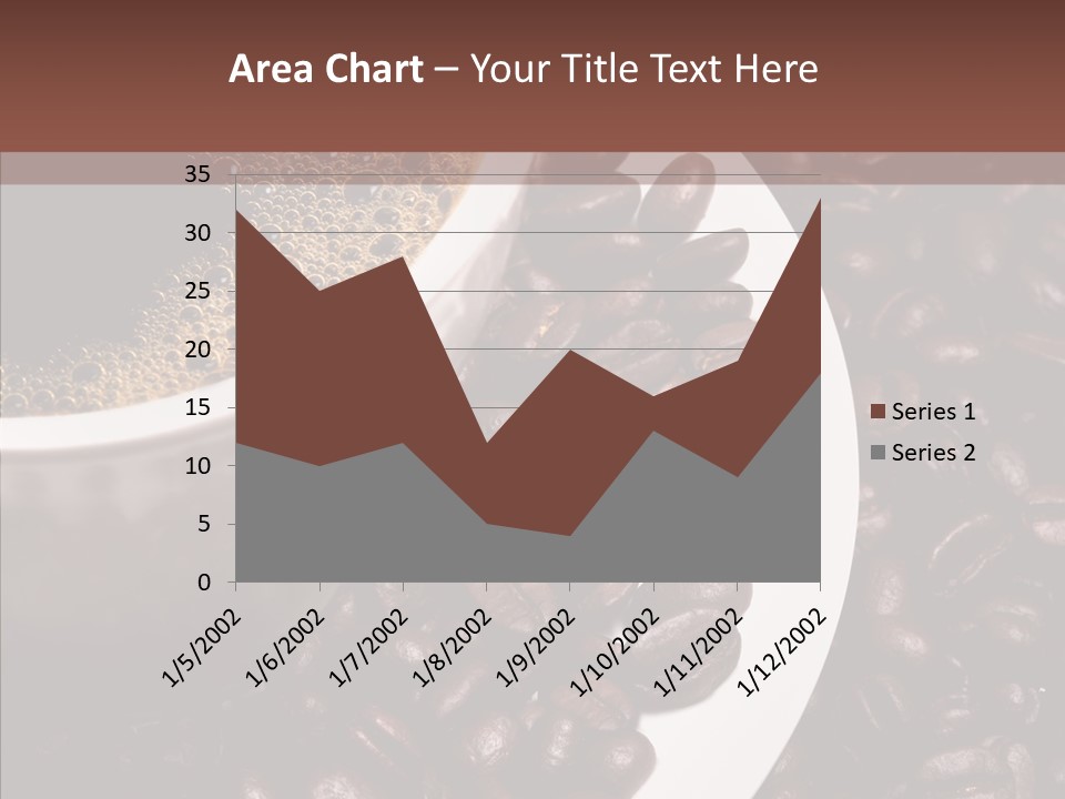 Coffee Dark Refreshment PowerPoint Template