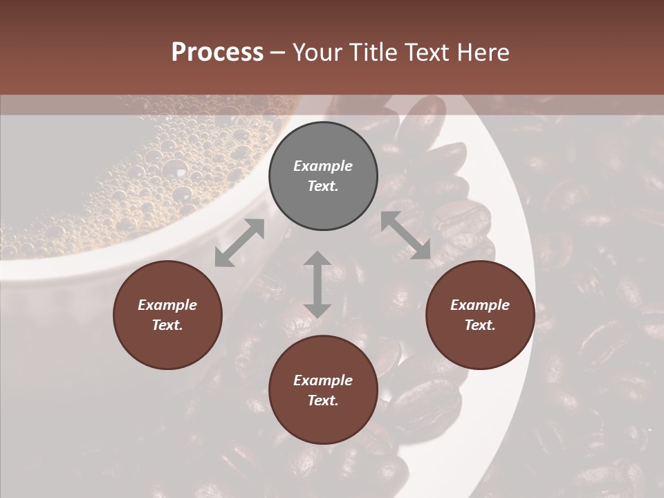 Coffee Dark Refreshment PowerPoint Template