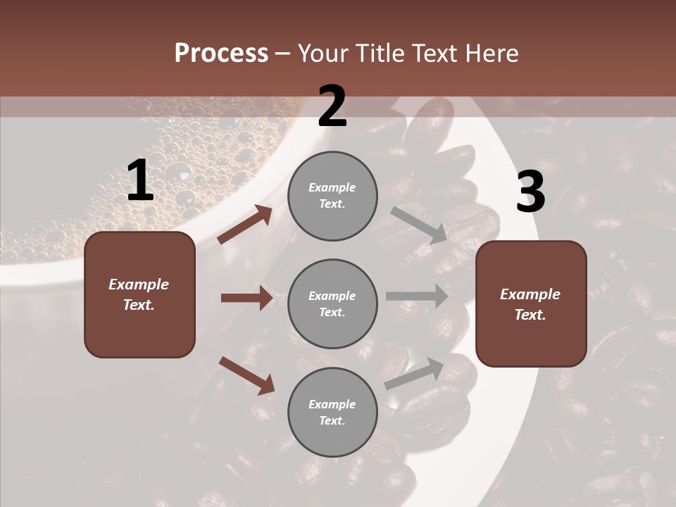 Coffee Dark Refreshment PowerPoint Template