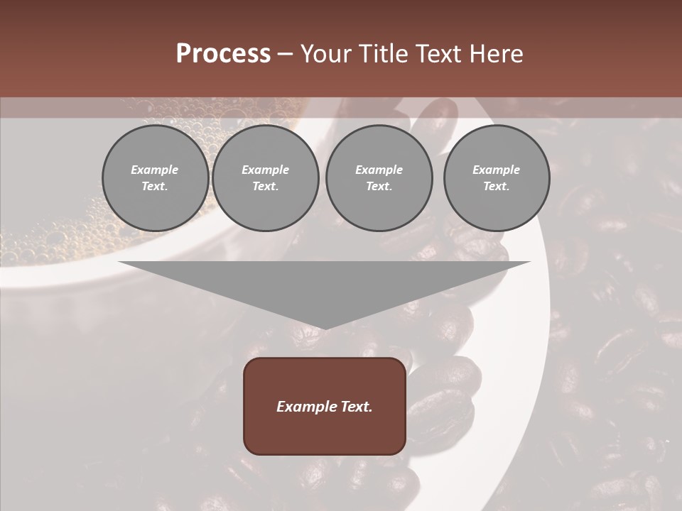 Coffee Dark Refreshment PowerPoint Template
