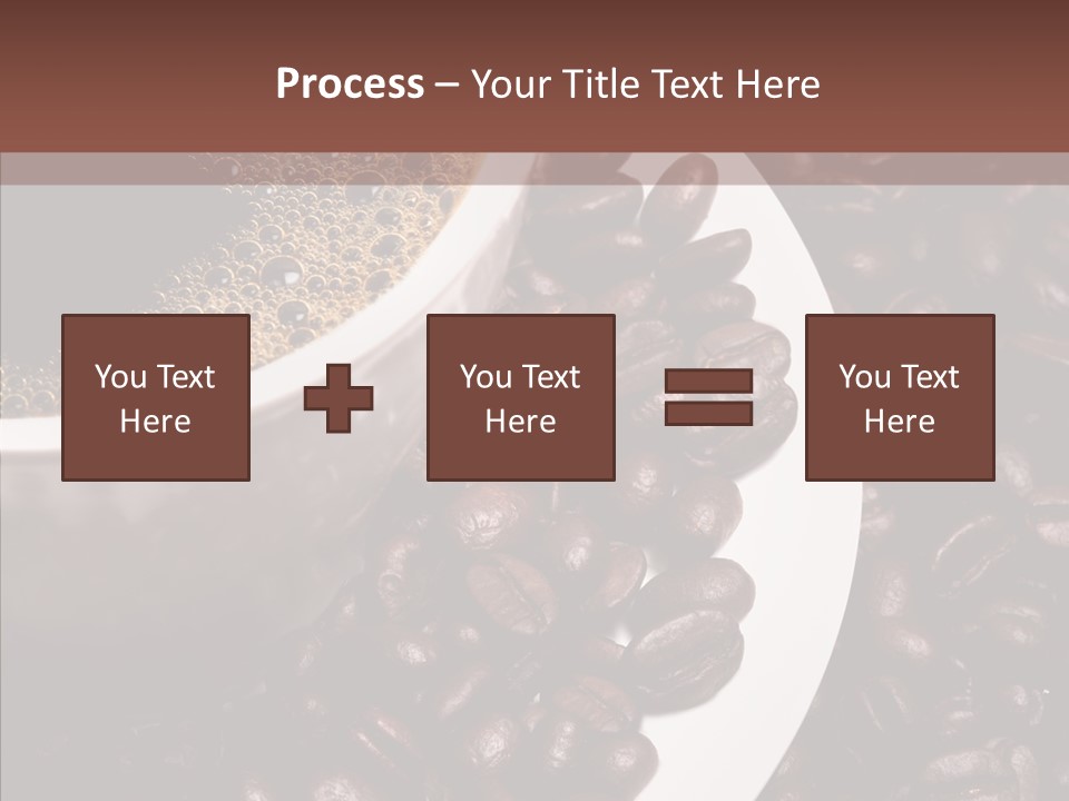 Coffee Dark Refreshment PowerPoint Template