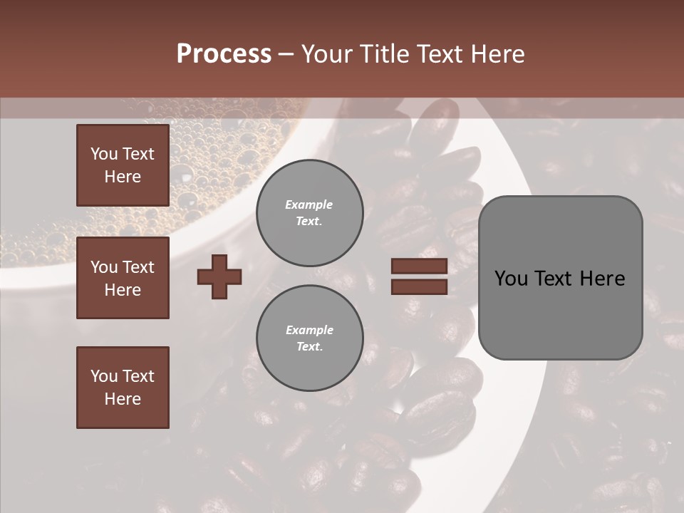 Coffee Dark Refreshment PowerPoint Template