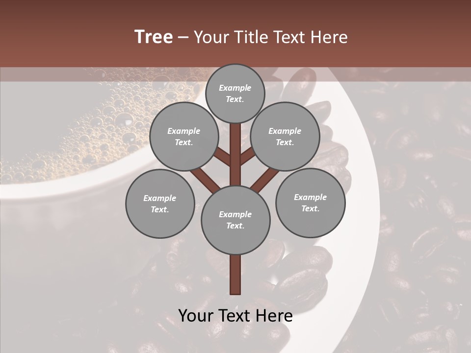 Coffee Dark Refreshment PowerPoint Template