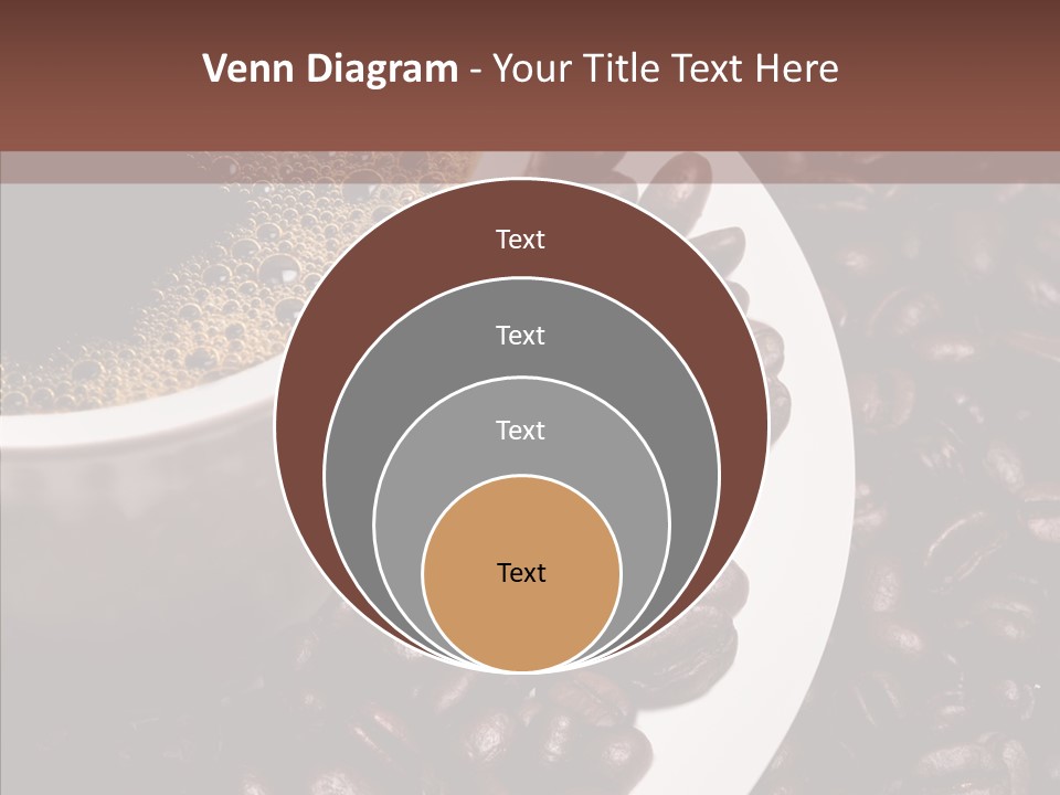 Coffee Dark Refreshment PowerPoint Template