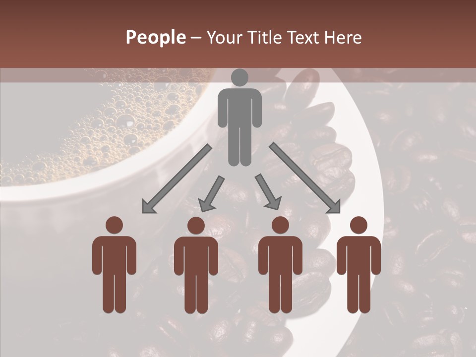 Coffee Dark Refreshment PowerPoint Template