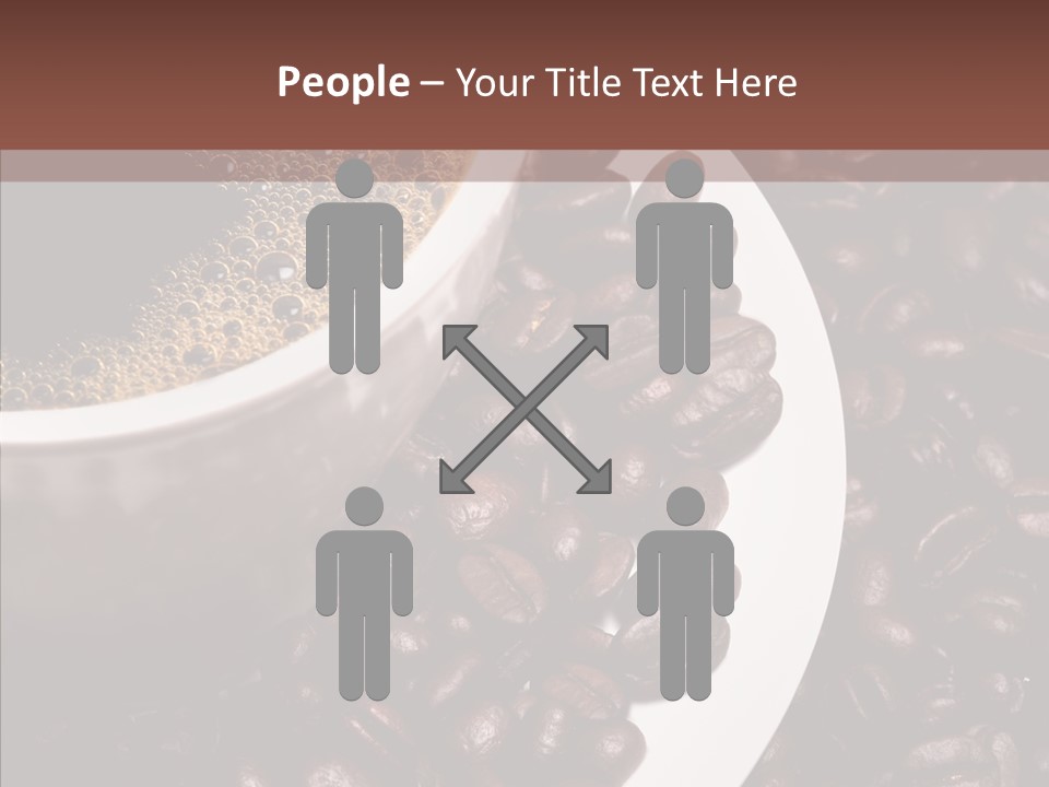 Coffee Dark Refreshment PowerPoint Template