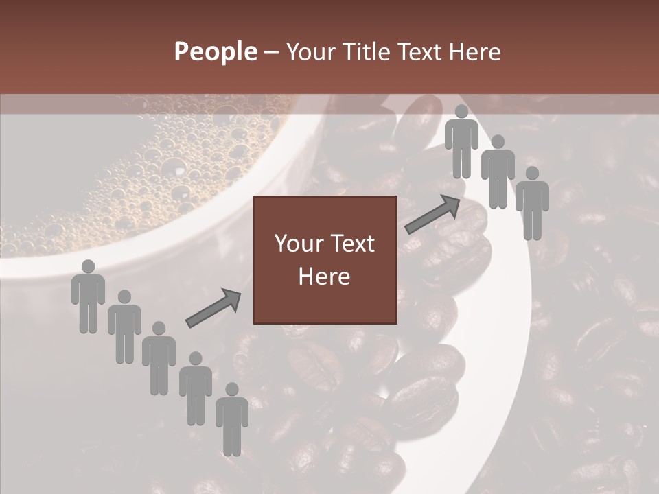 Coffee Dark Refreshment PowerPoint Template