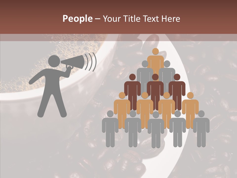 Coffee Dark Refreshment PowerPoint Template