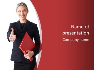 Smile Face Suit PowerPoint Template