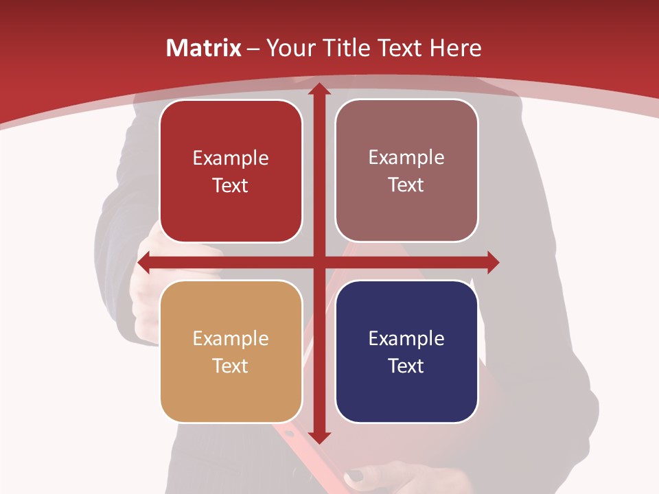 Smile Face Suit PowerPoint Template