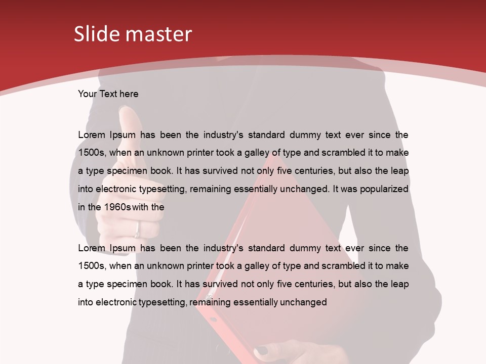 Smile Face Suit PowerPoint Template