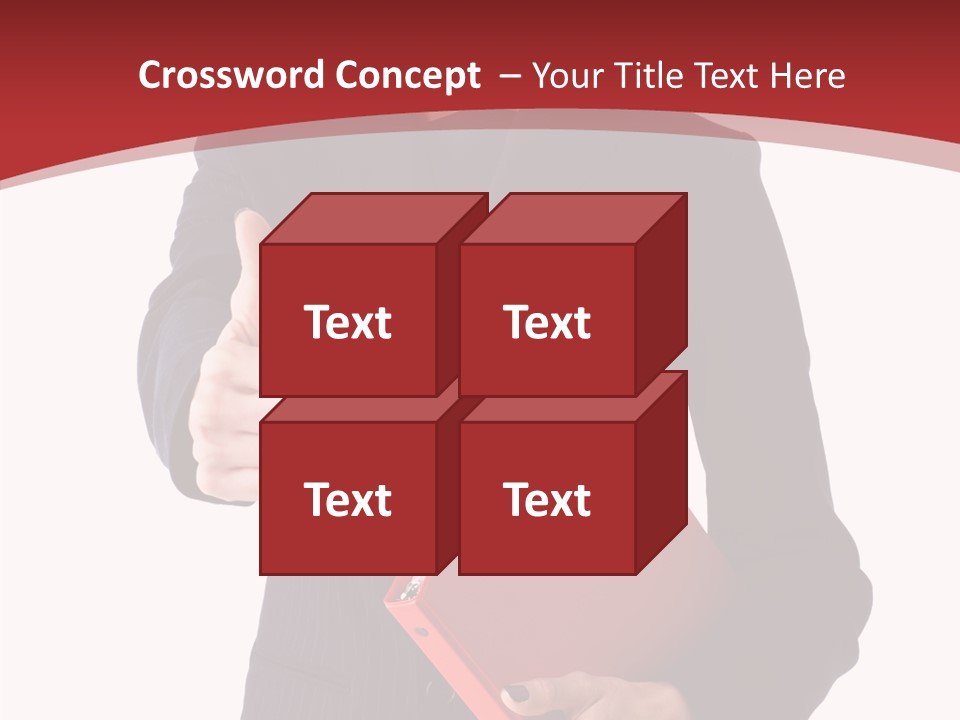 Smile Face Suit PowerPoint Template