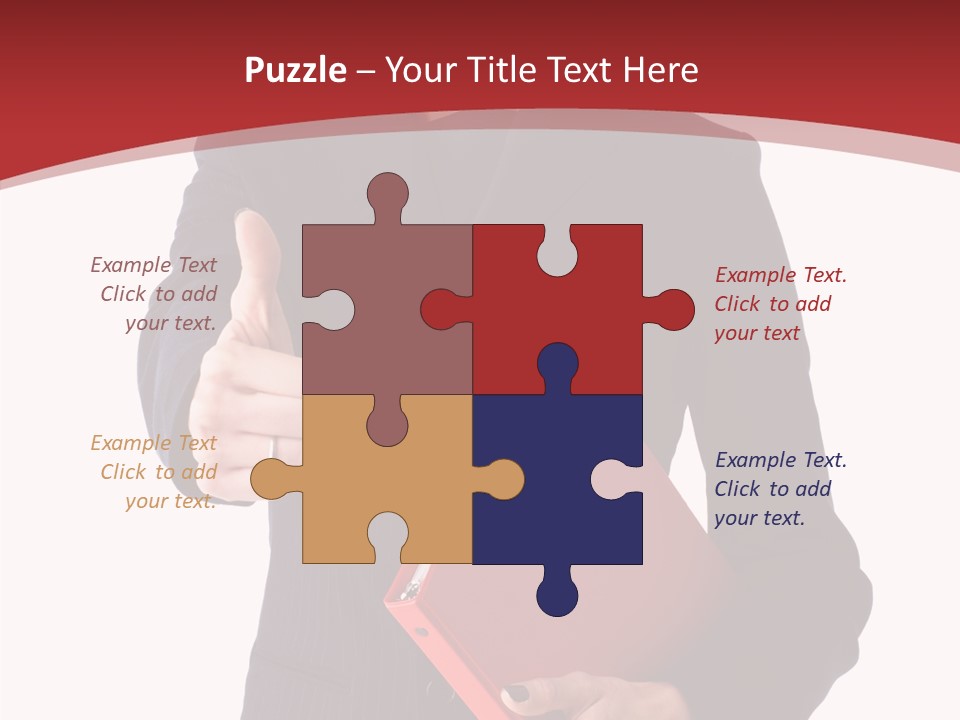 Smile Face Suit PowerPoint Template