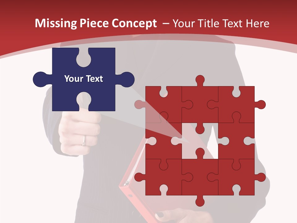 Smile Face Suit PowerPoint Template