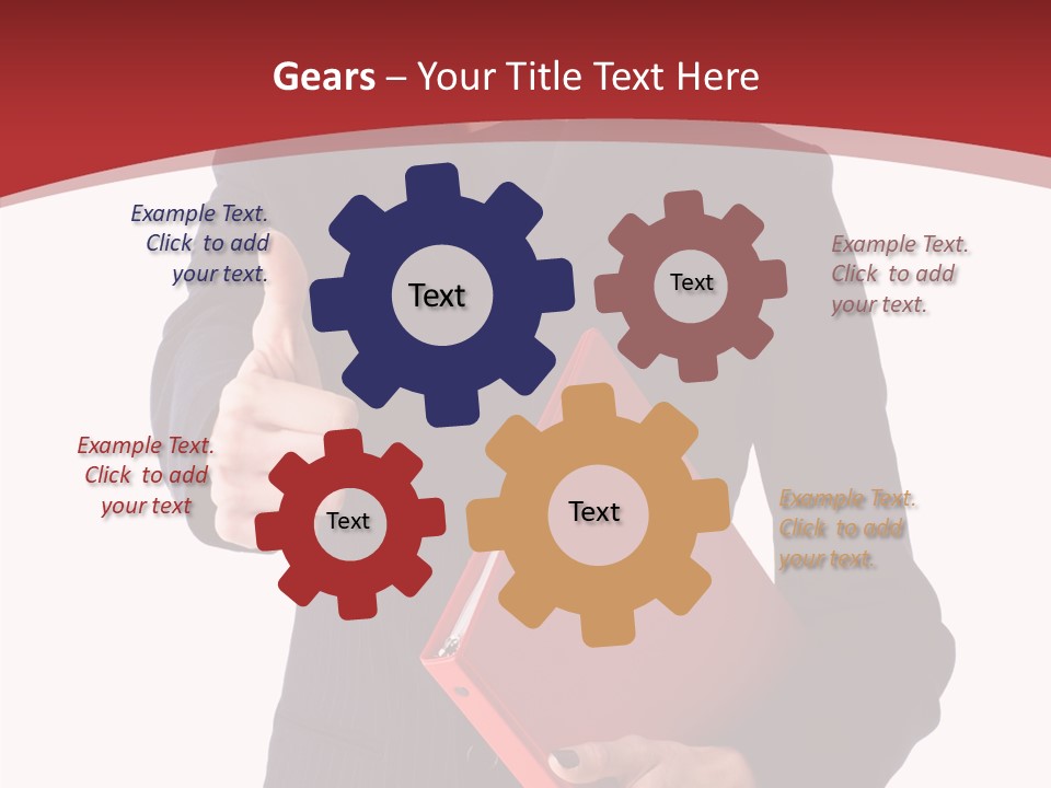 Smile Face Suit PowerPoint Template