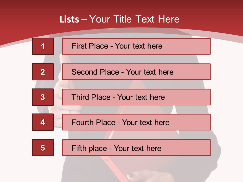 Smile Face Suit PowerPoint Template