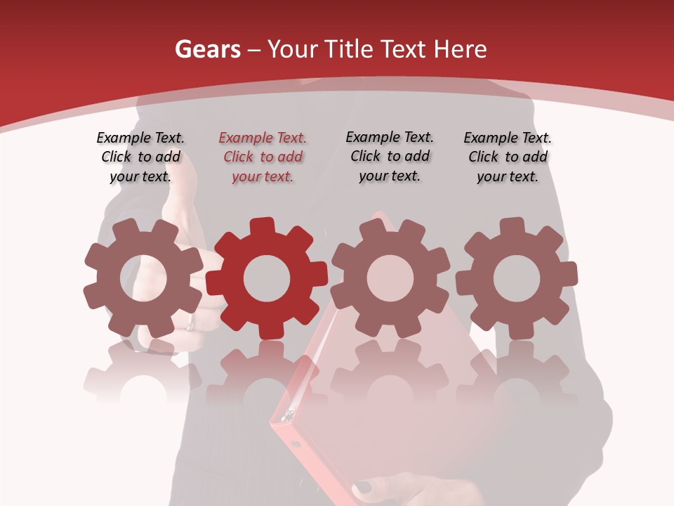 Smile Face Suit PowerPoint Template