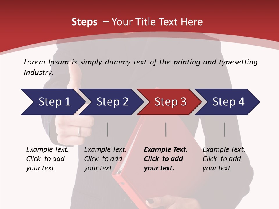 Smile Face Suit PowerPoint Template