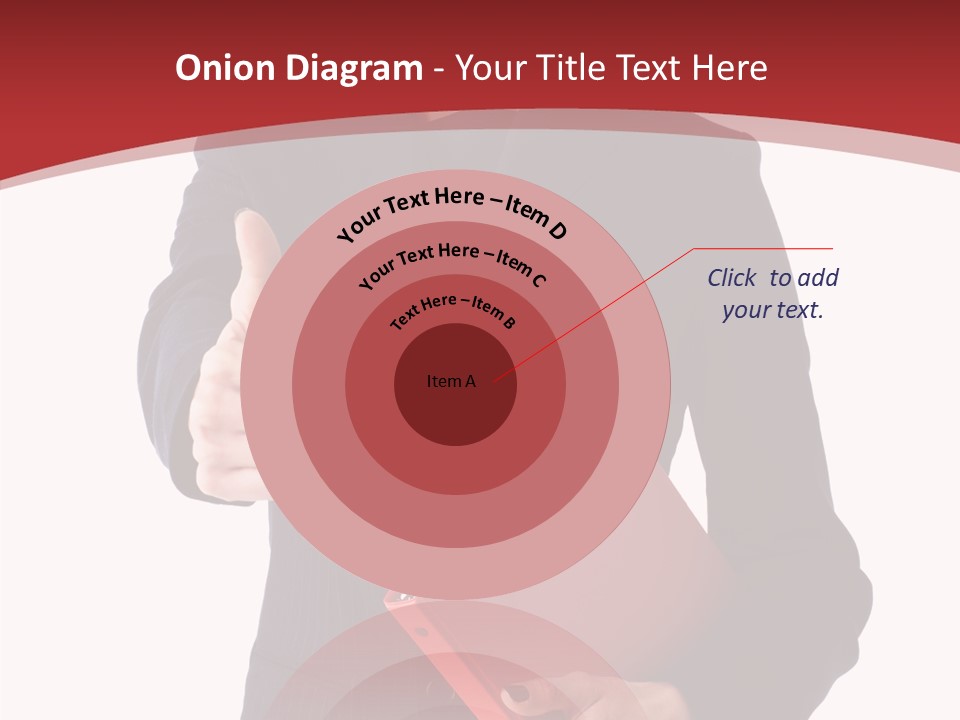 Smile Face Suit PowerPoint Template