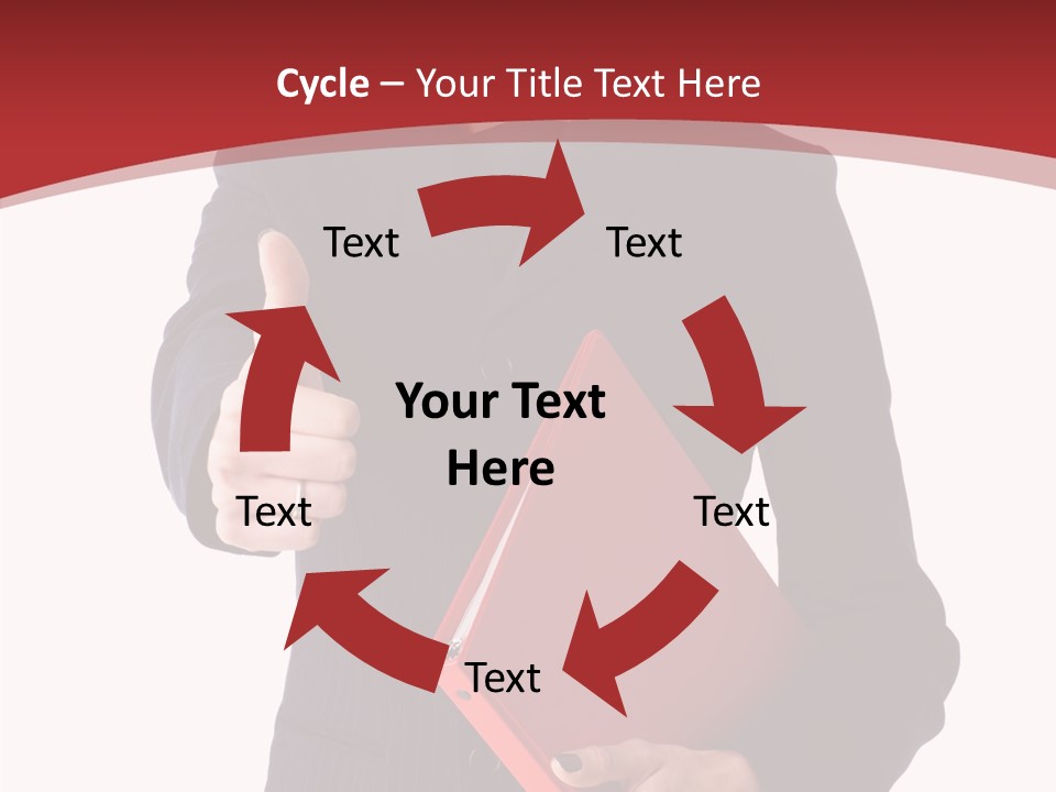 Smile Face Suit PowerPoint Template