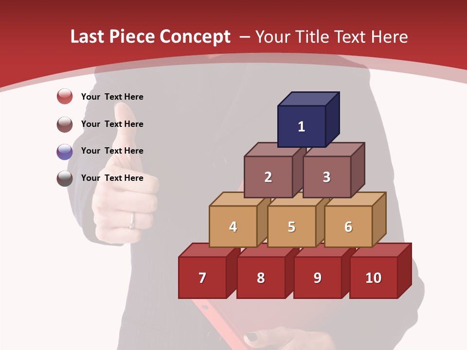 Smile Face Suit PowerPoint Template