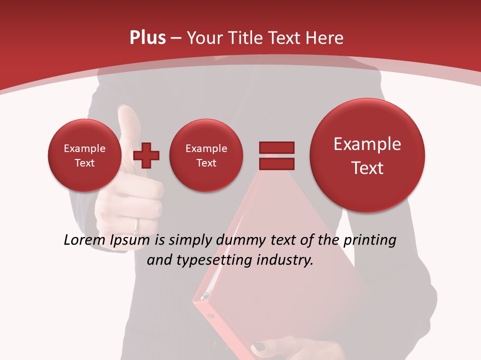 Smile Face Suit PowerPoint Template