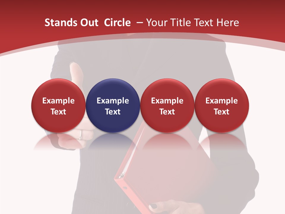 Smile Face Suit PowerPoint Template