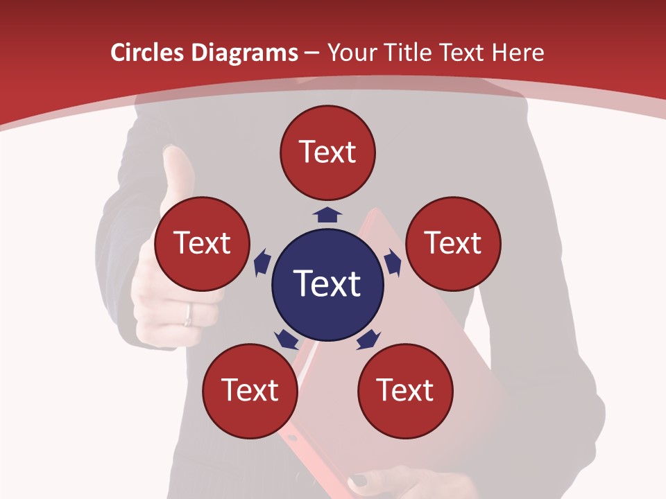 Smile Face Suit PowerPoint Template