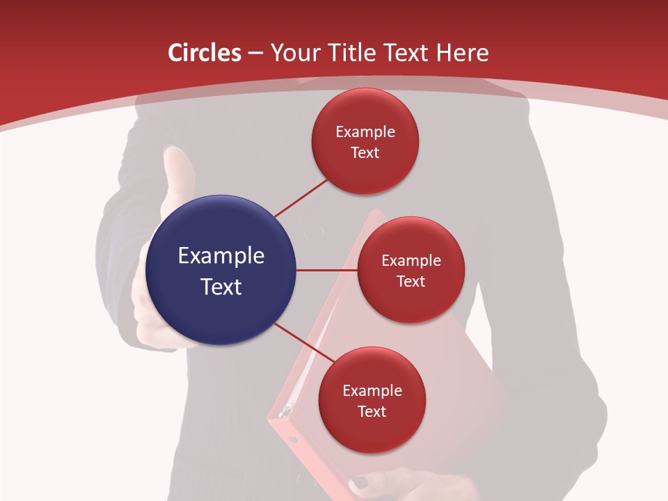 Smile Face Suit PowerPoint Template