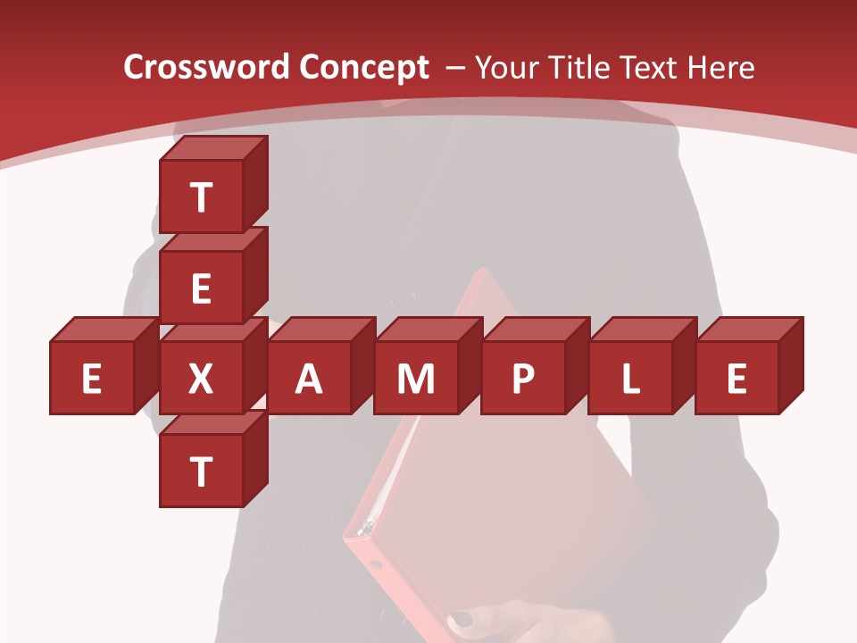 Smile Face Suit PowerPoint Template