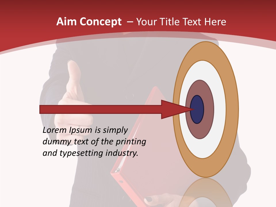 Smile Face Suit PowerPoint Template