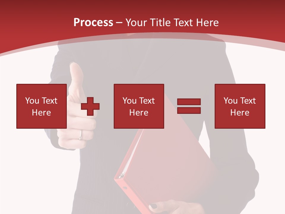 Smile Face Suit PowerPoint Template