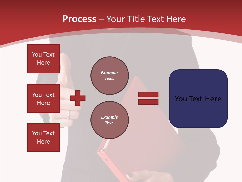 Smile Face Suit PowerPoint Template