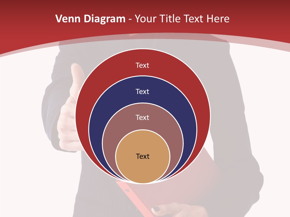 Smile Face Suit PowerPoint Template