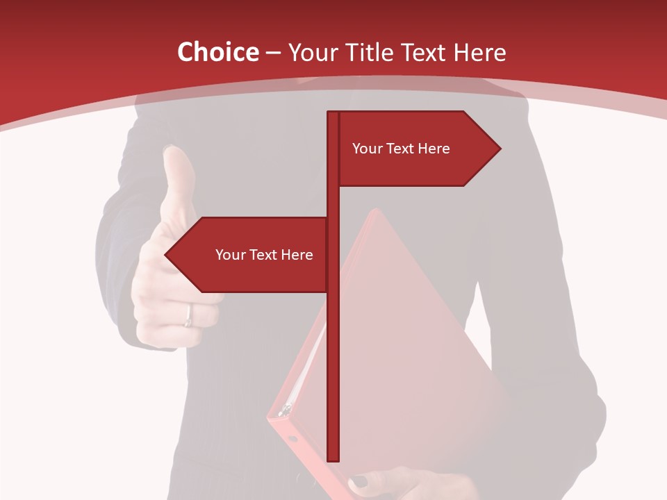 Smile Face Suit PowerPoint Template
