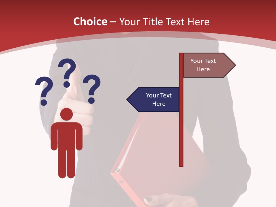 Smile Face Suit PowerPoint Template