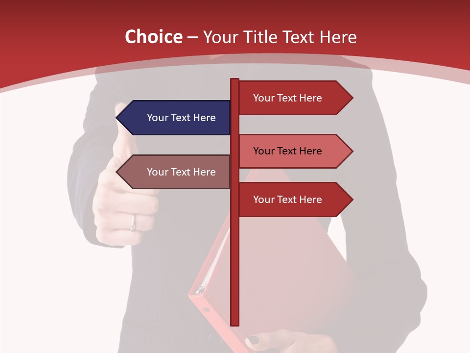 Smile Face Suit PowerPoint Template