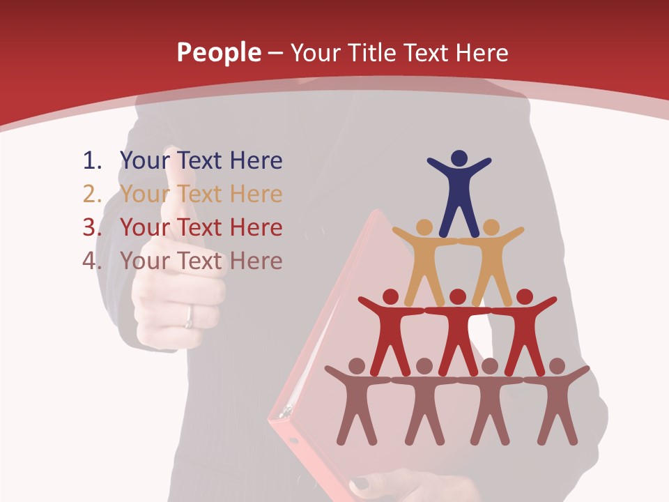 Smile Face Suit PowerPoint Template