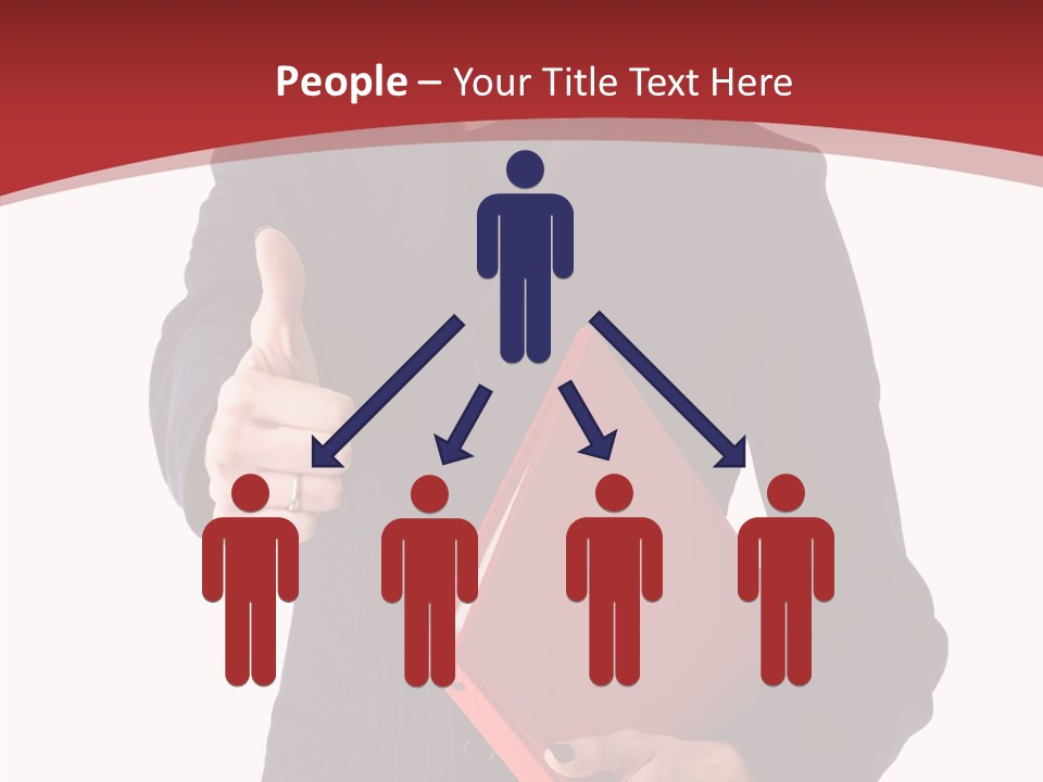 Smile Face Suit PowerPoint Template