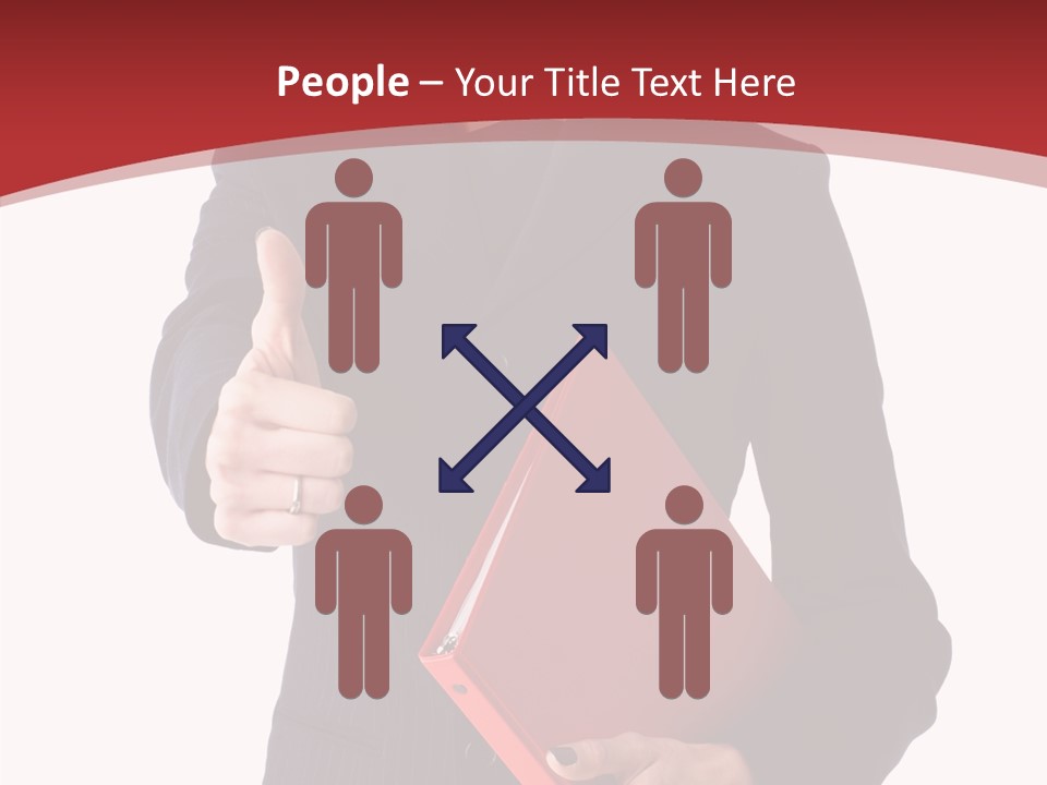 Smile Face Suit PowerPoint Template