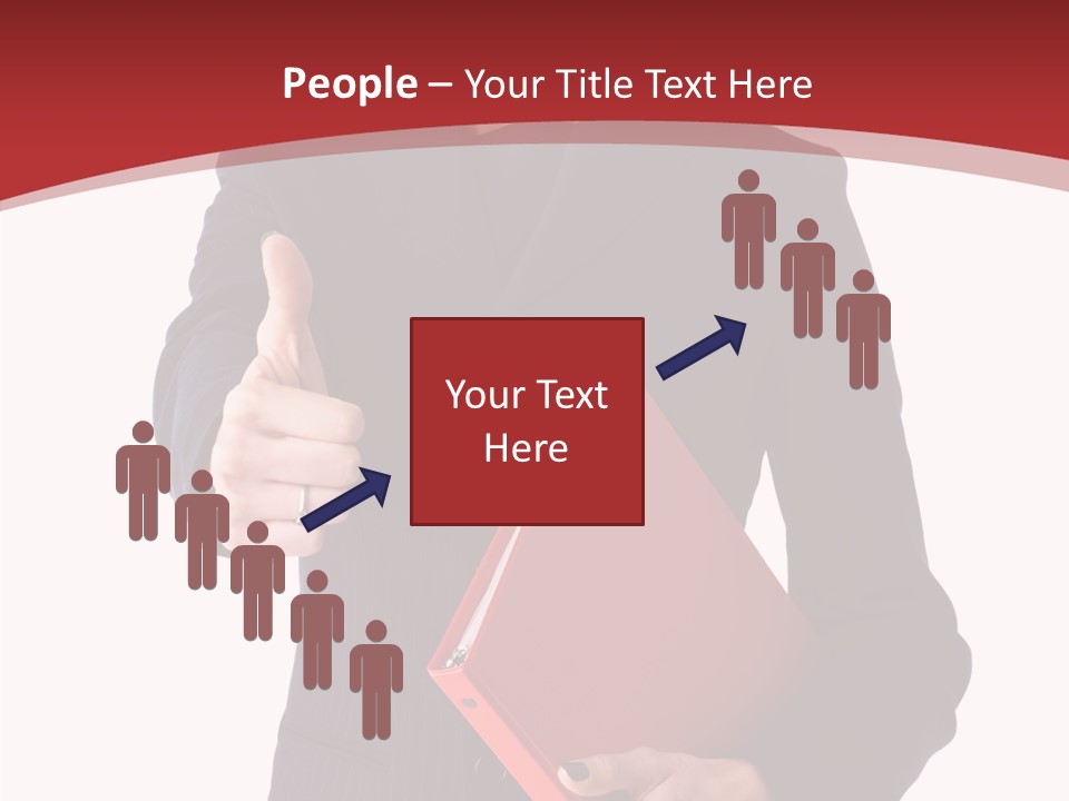 Smile Face Suit PowerPoint Template