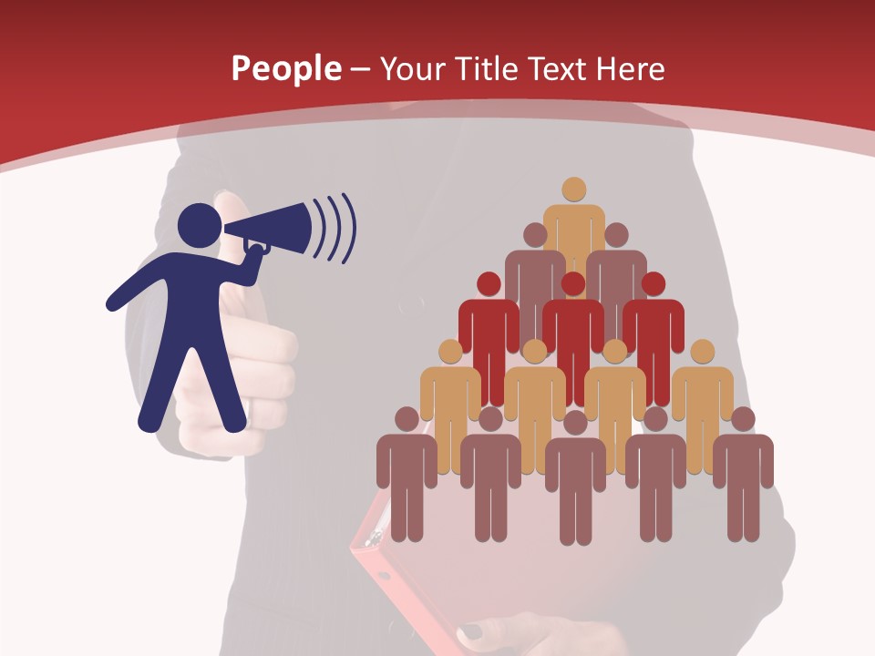 Smile Face Suit PowerPoint Template