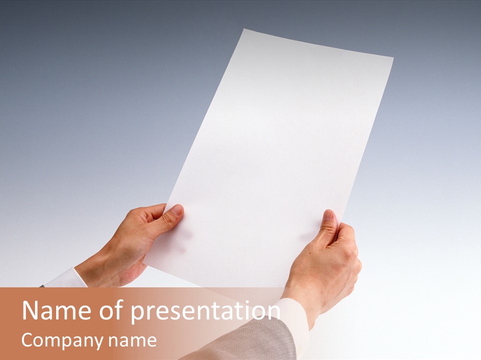 Writing Together Board PowerPoint Template