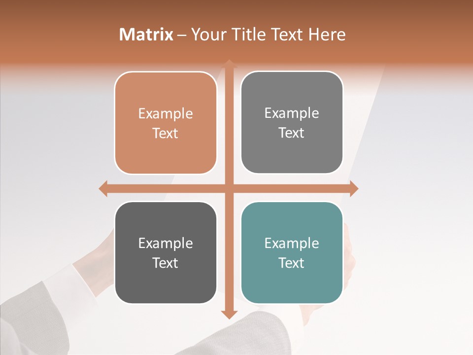Writing Together Board PowerPoint Template