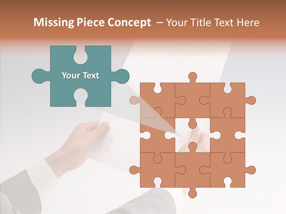 Writing Together Board PowerPoint Template
